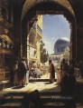 At the Entrance to the Temple Mount Jerusalem Gustav Bauernfeind Orientalist
